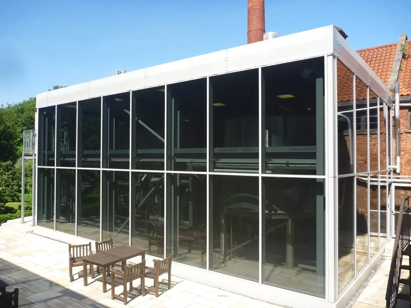 The new brewhouse at Belhaven Brewery