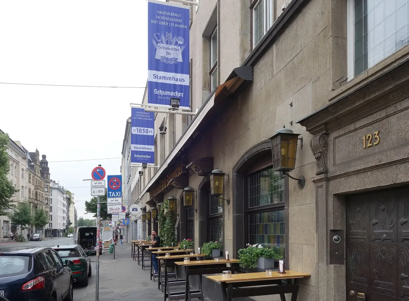 Entrance of Brauerei Schumacher, Düsseldorf