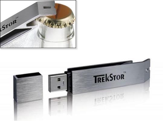 TrekStor USB Drive Bottle Opener TrekStor USB Drive Bottle Opener
